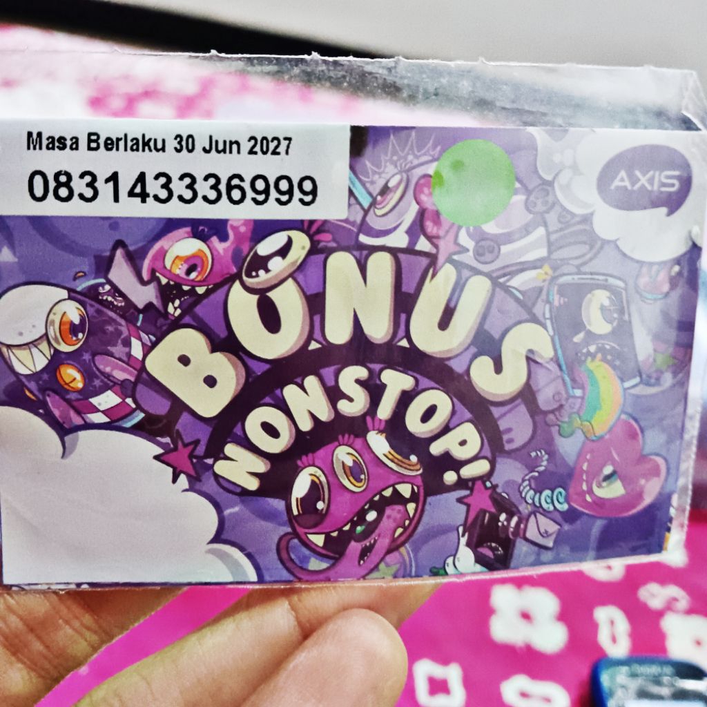 nomor cantik kartu perdana axis axiata seri 369 36999