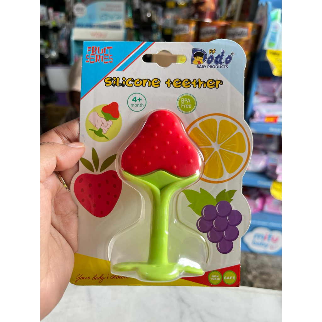 Dodo Silikon Gigitan Bayi Bpa Free / Fruit Series