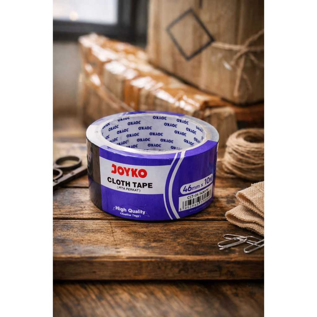 Lakban Kain Hitam Joyko Cloth Tape CLT-04 Pita Perekat