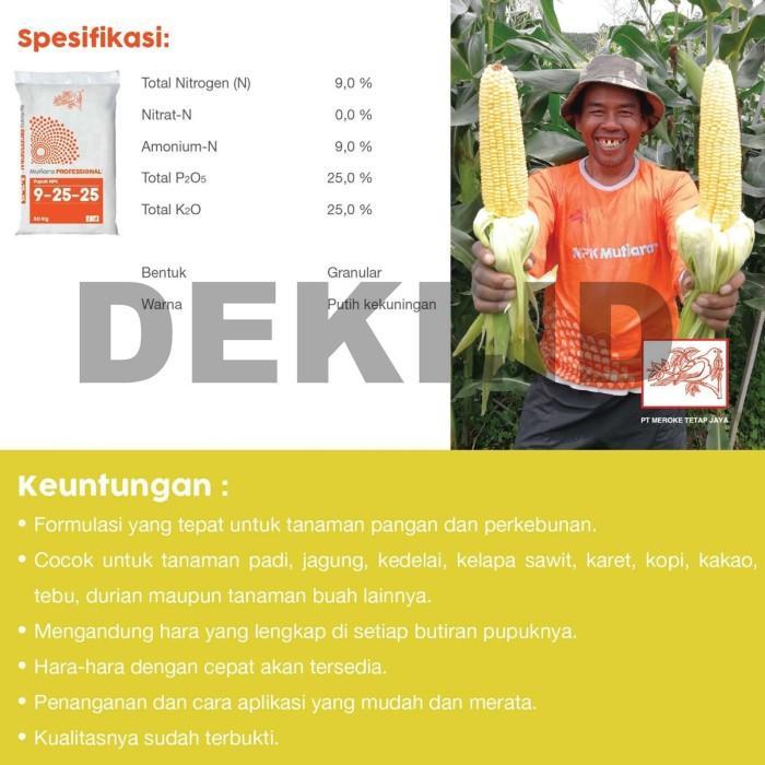 "New" Pupuk NPK Professional 9 25 25 Mutiara Meroke Profesional Repack 500gr