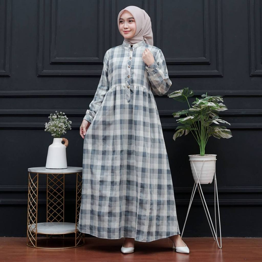 Gamis Dress Gaun Baju Busana Lebaran Hari Raya Idul Fitri Terbaru 2026 Wanita Muslimah Remaja Dewasa