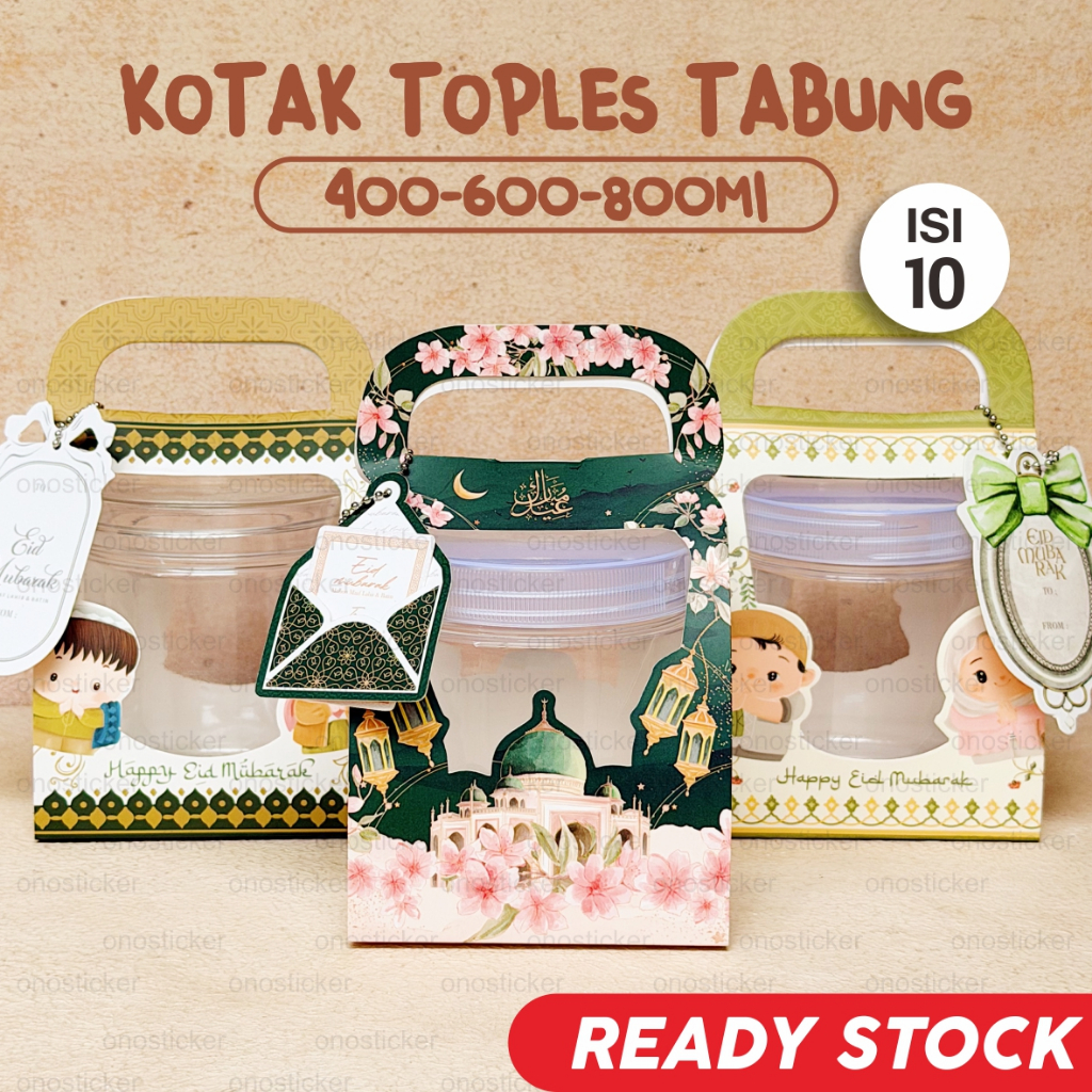 Kotak Toples Tabung Box Kue Kering 600ml 800ml