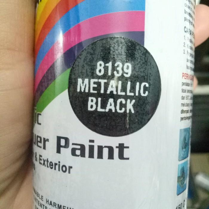"New" Pilok Pilox Diton Metallic Black/ Hitam Mengkilap (8139) 150cc