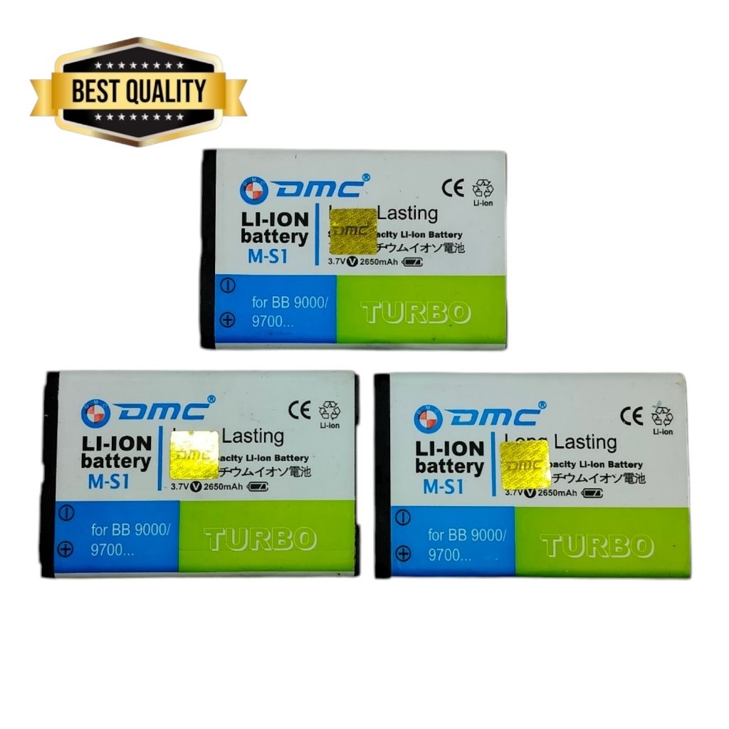 DMC BATERAI M-S1 BLACKBERRY BOLD ONYX CURVED DAVIS STORM BB9000 BB9700 BB9220 BB9320 BB9500 BB9900 B