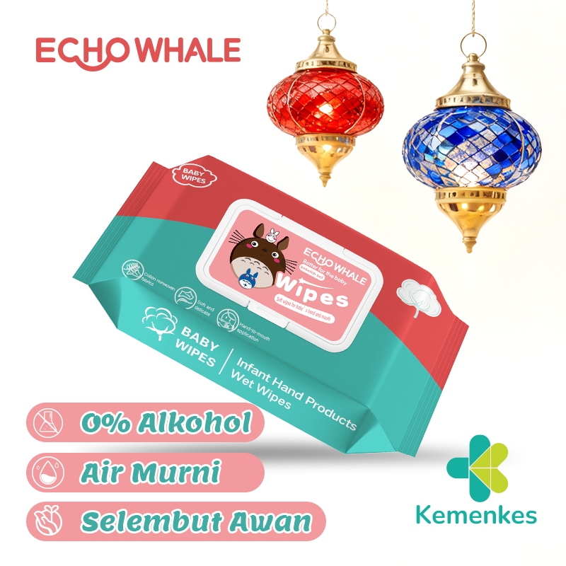 Tisu Basah Bayi Seri 80 / Tisu Basah Bayi | Tisu Basah Bayi Bebas Alkohol, Bebas Paraben, Bebas Pewa