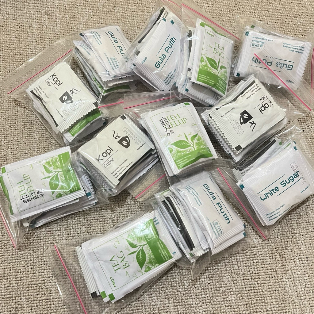 SET AMENITIES KOPI TEH GULA SACHET