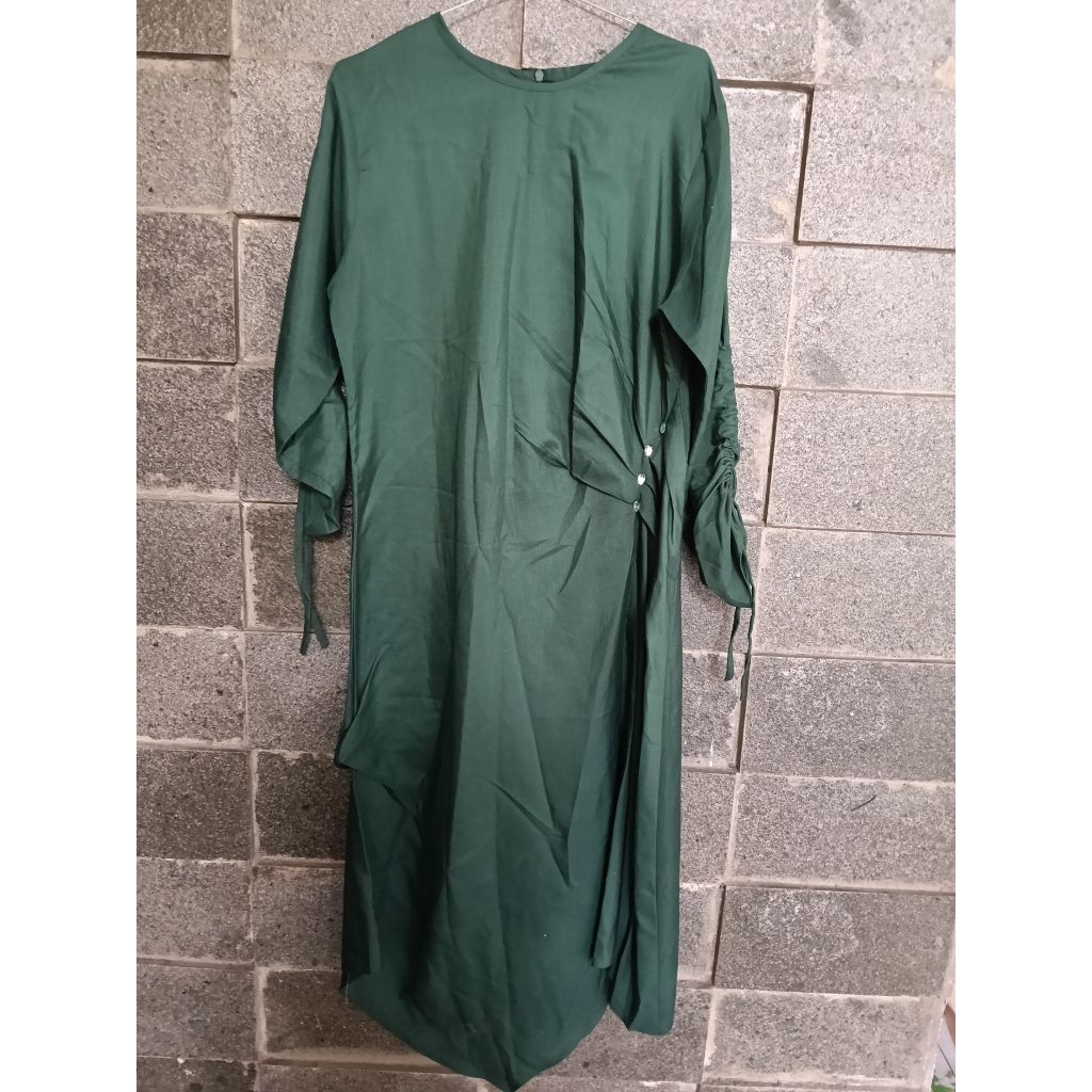 TUNIK WANITA PRELOVED / Tunik warna hijau