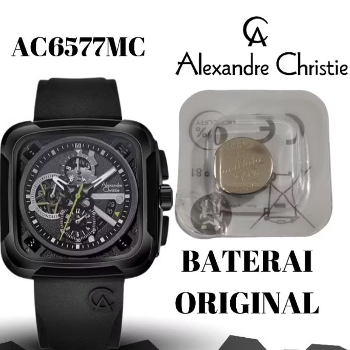 Baterai Jam Alexandre christie Original AC6577MC
