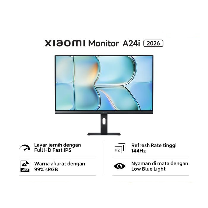 MONITOR MI 24 INCH A24I 2026 144HZ 23.5 XIAOMI FHD FAST IPS 99% sRGB