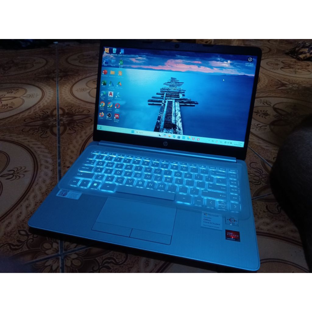 LAPTOP HP 14S dk1524au AMD ATHLON SILVER 3050U 4GB SSD 512GB NVME