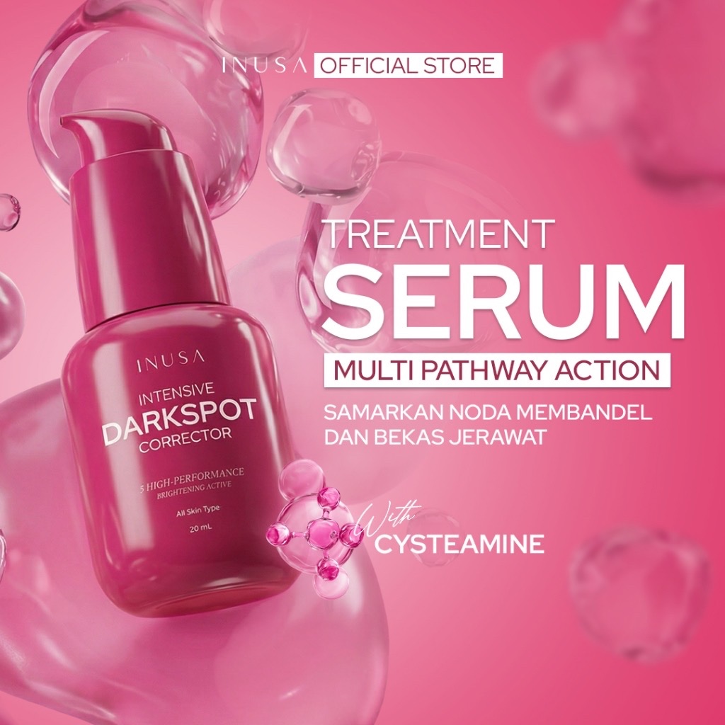 Inusa Intensive Darkspot Corrector Serum | Perawatan Intensif untuk Noda Hitam 20ml