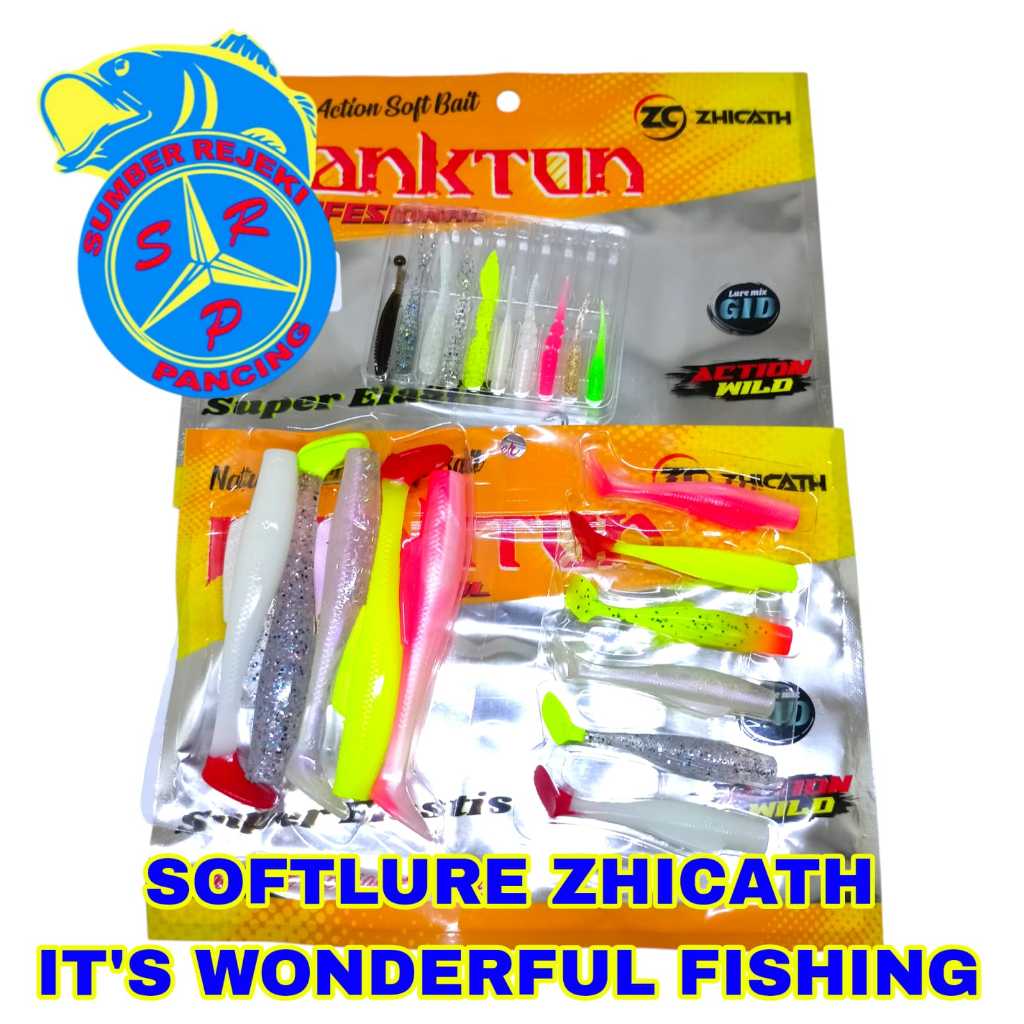 Lure Soft Lure Zhicath Plankton Profesional Padle & Ajing Game
