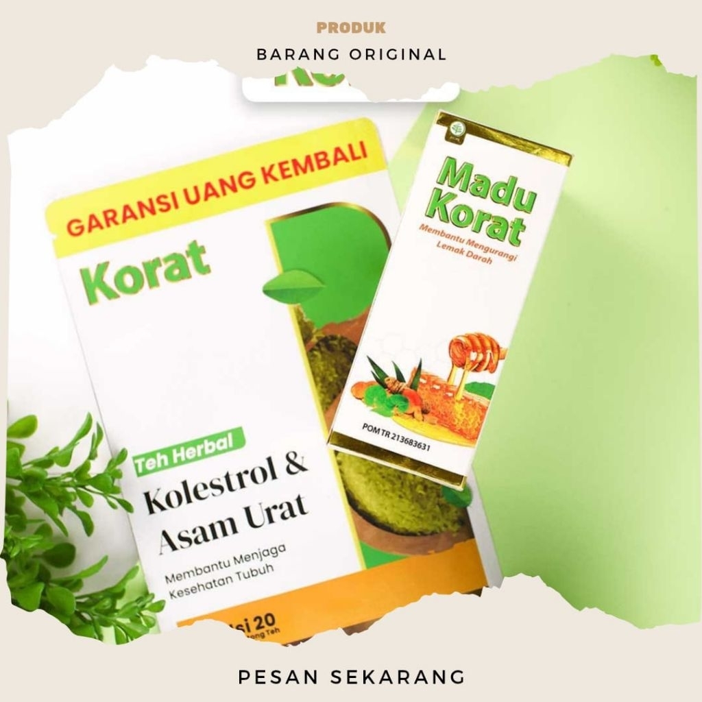 Madu Korat Original Obat Herbal Penurun Kolesterol Dan Asam Urat