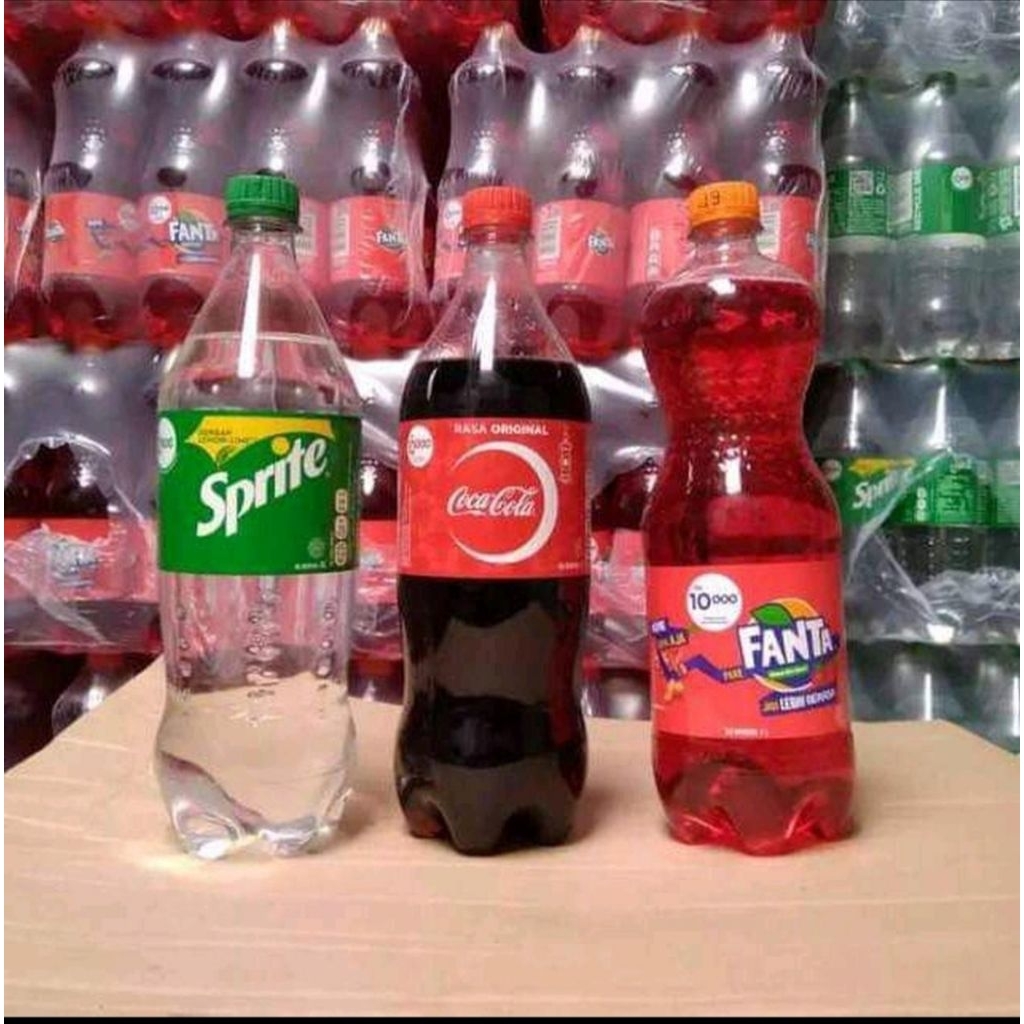Fanta, Sprite, Coca Cola 1,5 L - 1 dus/krat (isi 12 botol)