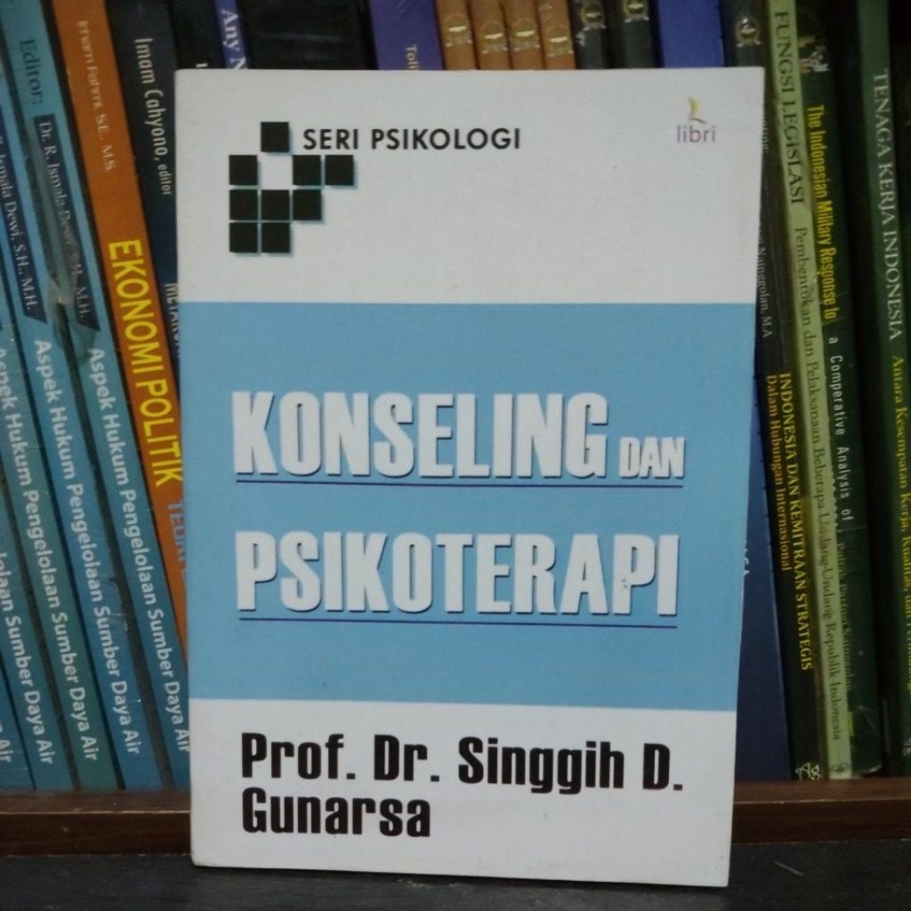 buku Konseling dan Psikoterapi karya Prof. Dr. Singgih D. Gunarsa