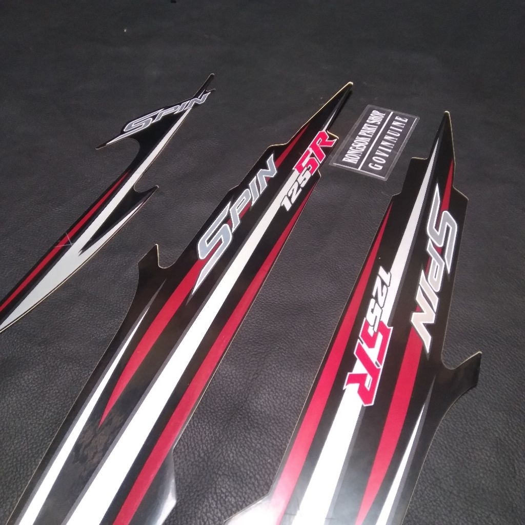 striping stiker sticker body suzuki spin 125 hitam 2006 2007 ori asli