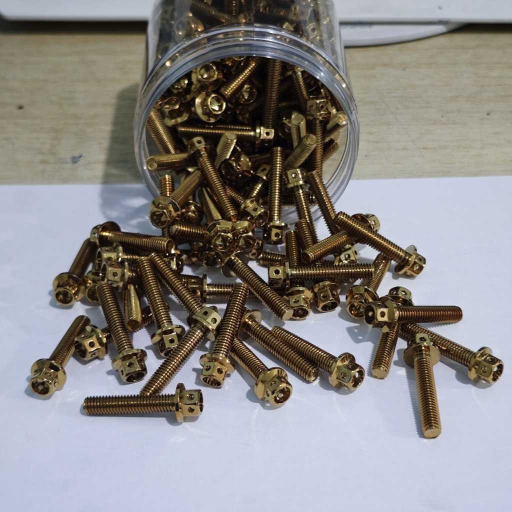 BAUT PROBOLT M6 X 30 DRAT BAUT 10 X 3CM GOLD