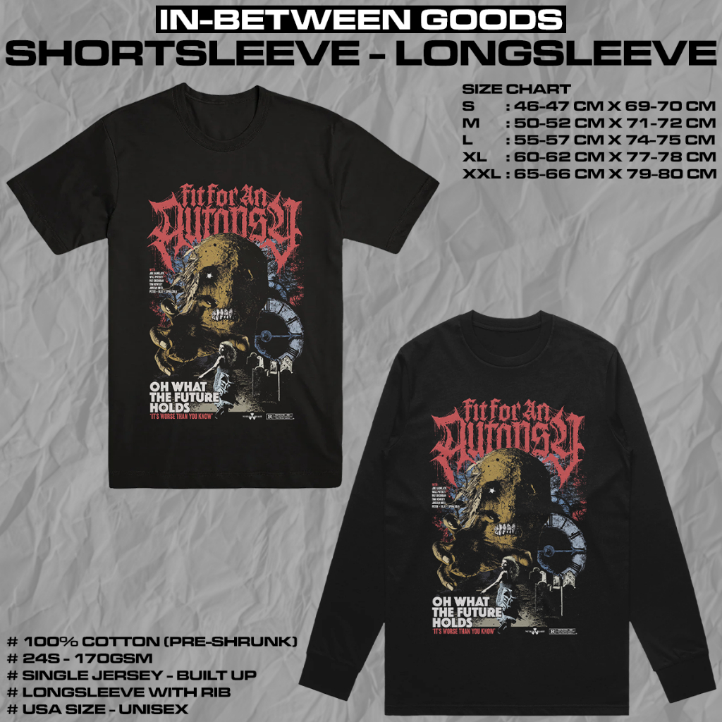 FIT FOR AN AUTOPSY - OH WHAT THE FUTURE HOLDS | T-SHIRT | LONGSLEEVE | DEATHCORE | BAND MERCH