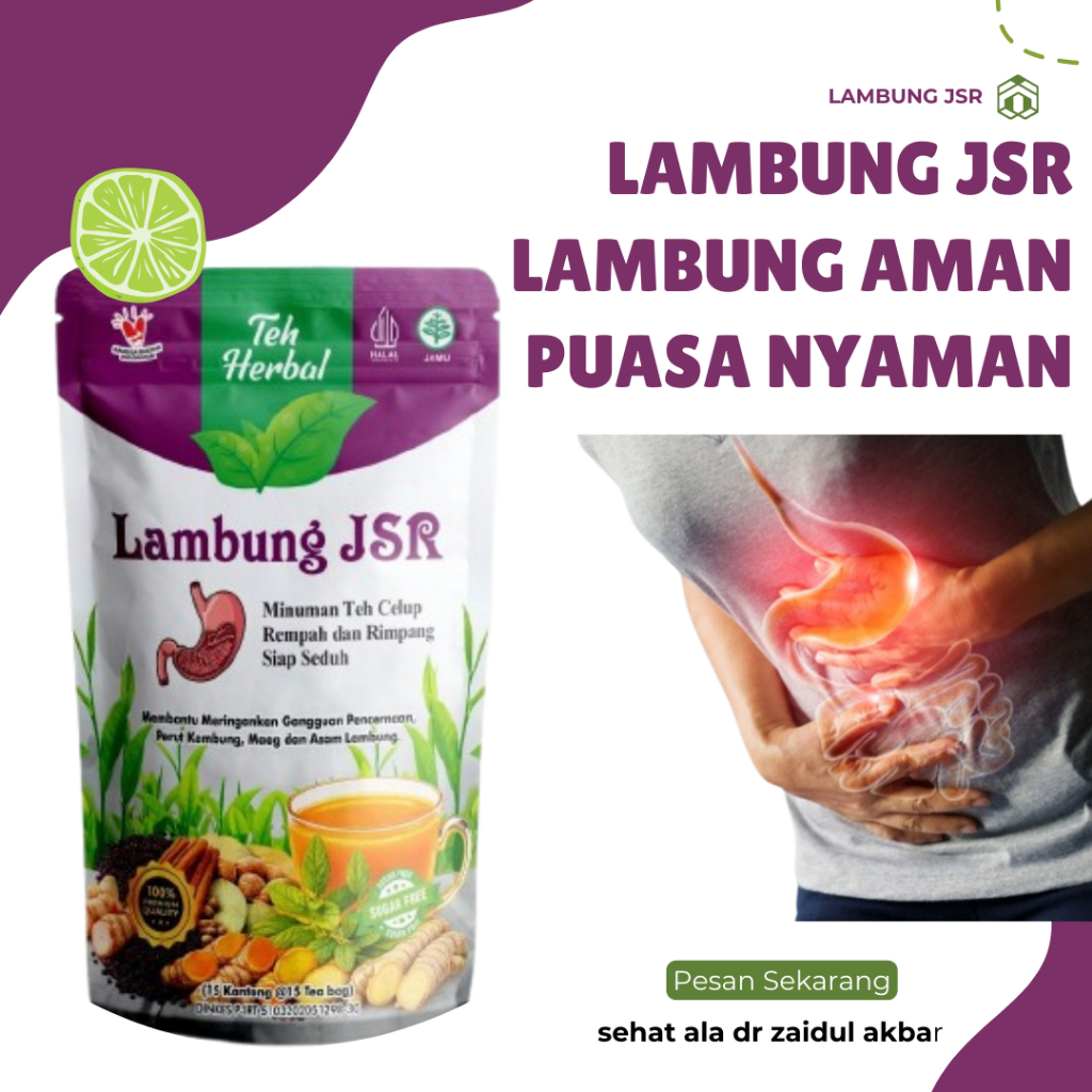 Teh Lambung JSR Herbal Atasi Maag Gerd Asam Lambung