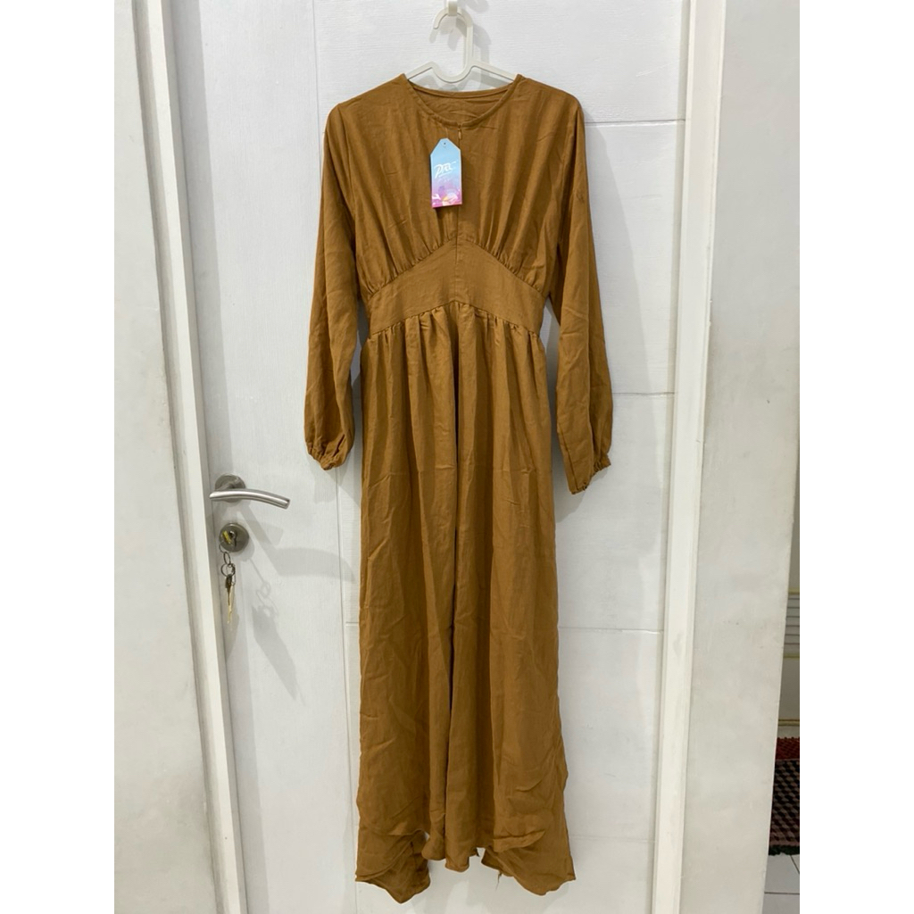 New gamis lebaran busui friendly bukan preloved jumbo merk hassenda