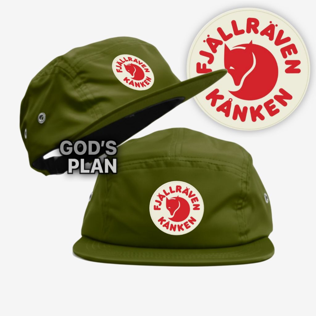 Fjallraven - Topi 5 Panel Outdoor / Five Panel Hat Caps Adventure / Topi Lima Panel Pria Wanita