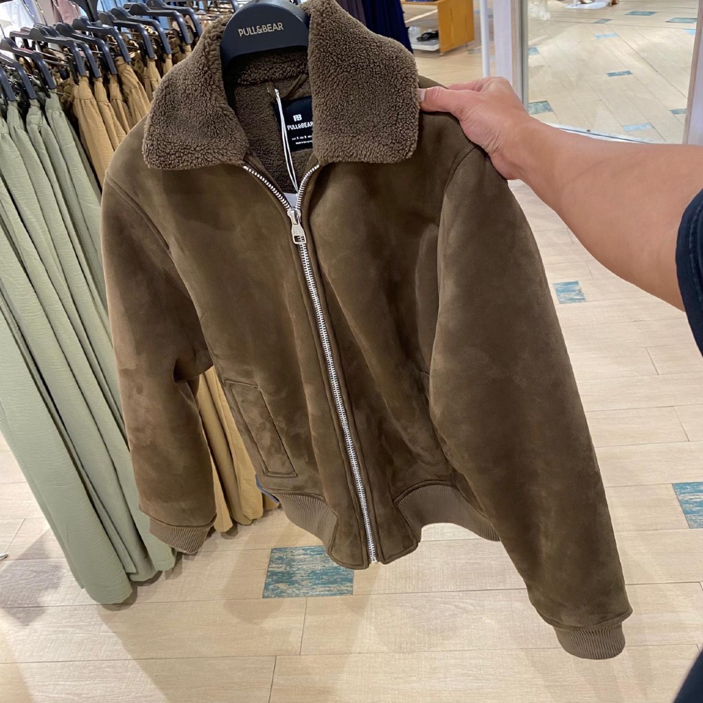 Jastipp. Jacket Suede Winter Pull&Bear (Man)