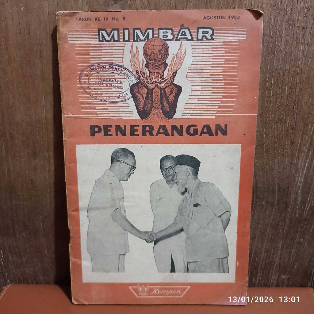 majalah mimbar penerangan agustus 1953