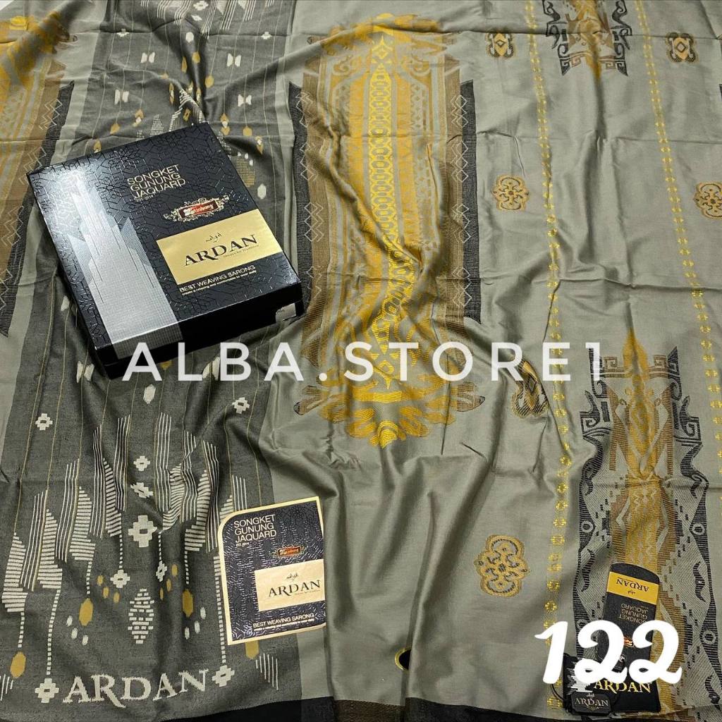 [MOTIF BARU] Sarung Ardan SGJ/GSE Gold Original New Sarung Ardan Songket Jaguar/[MOTIF BARU] Sarung 
