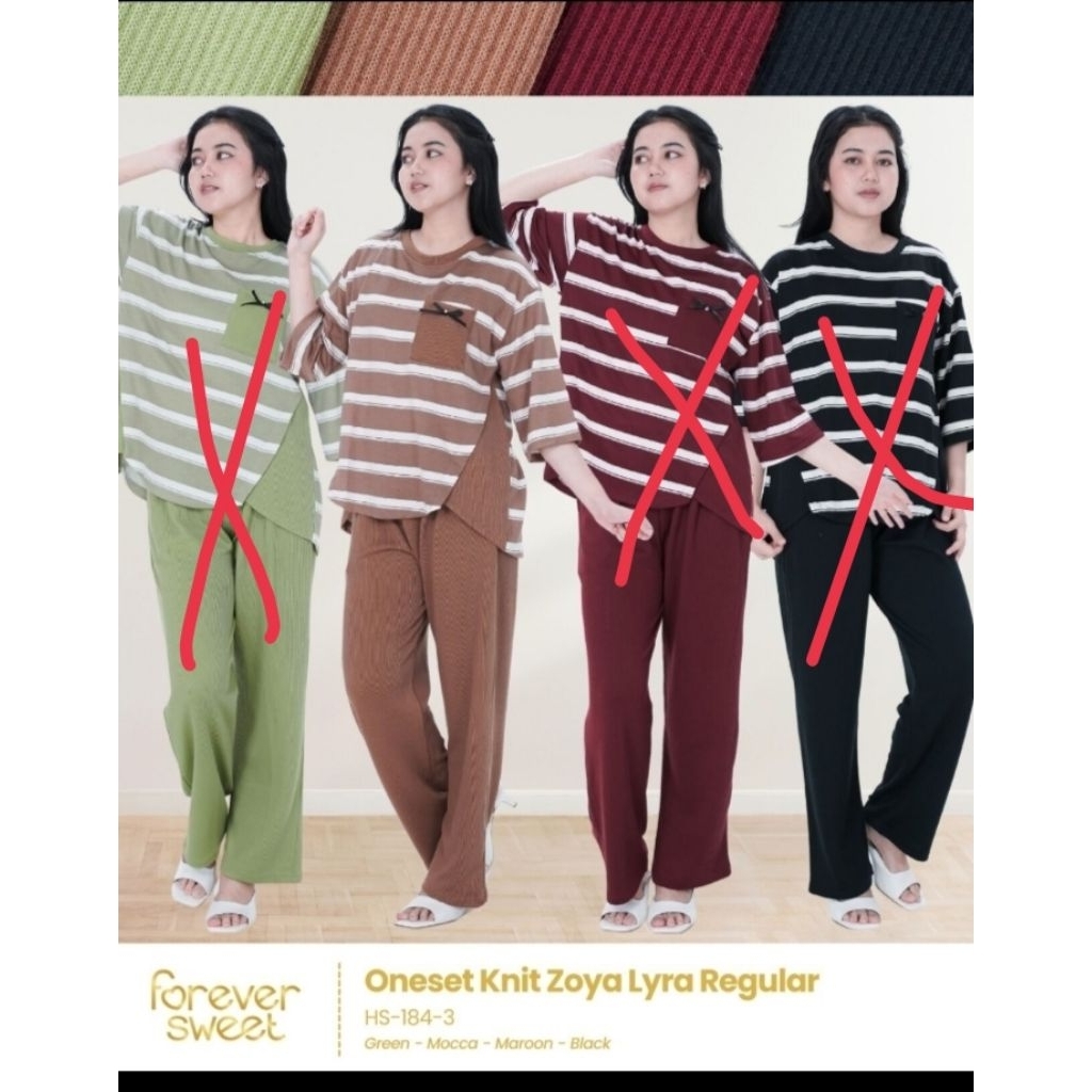 One set knit Reguler fit Forever sweet