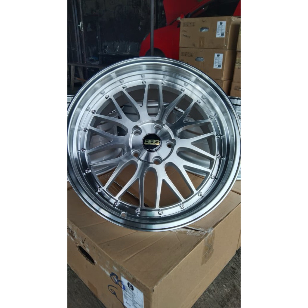 BBS LM ring 18 pcd 5x114 full polis baru