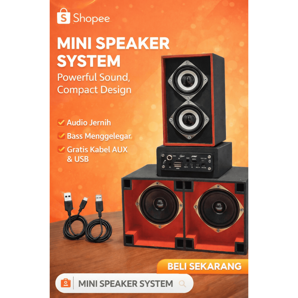 Miniatur Sound System Bluetooth Karaoke Lengkap Miniatur sound system paket lengkap sudah bluetotth 