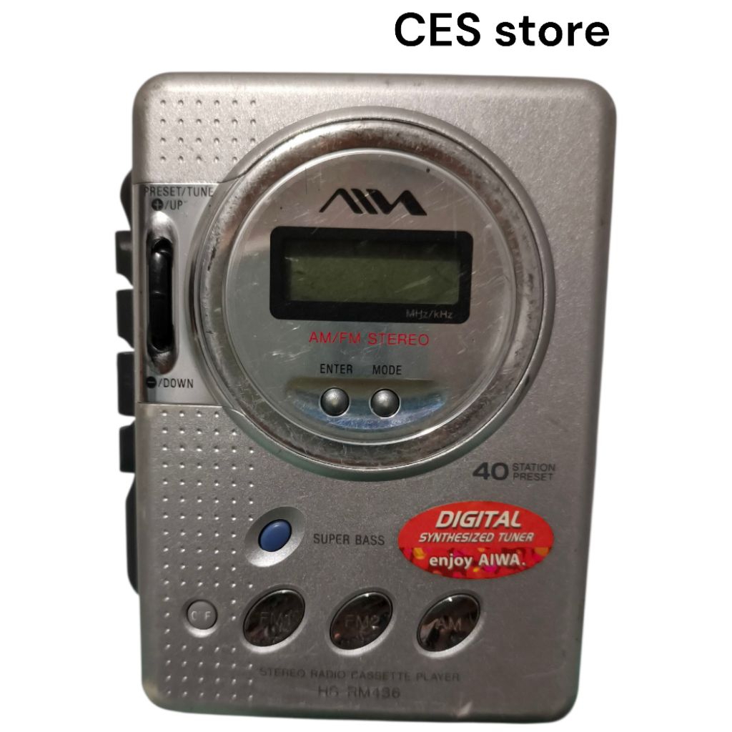 walkman kaset pita retro vintage aiwa hs-rm436