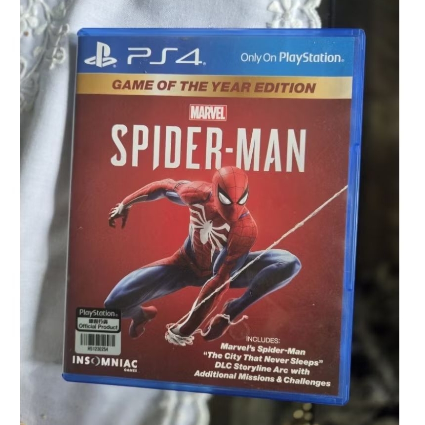 PS4 Marvel Spider-Man Game of The Year Edition | Kaset PS4 Original | GOTY DLC Lengkap