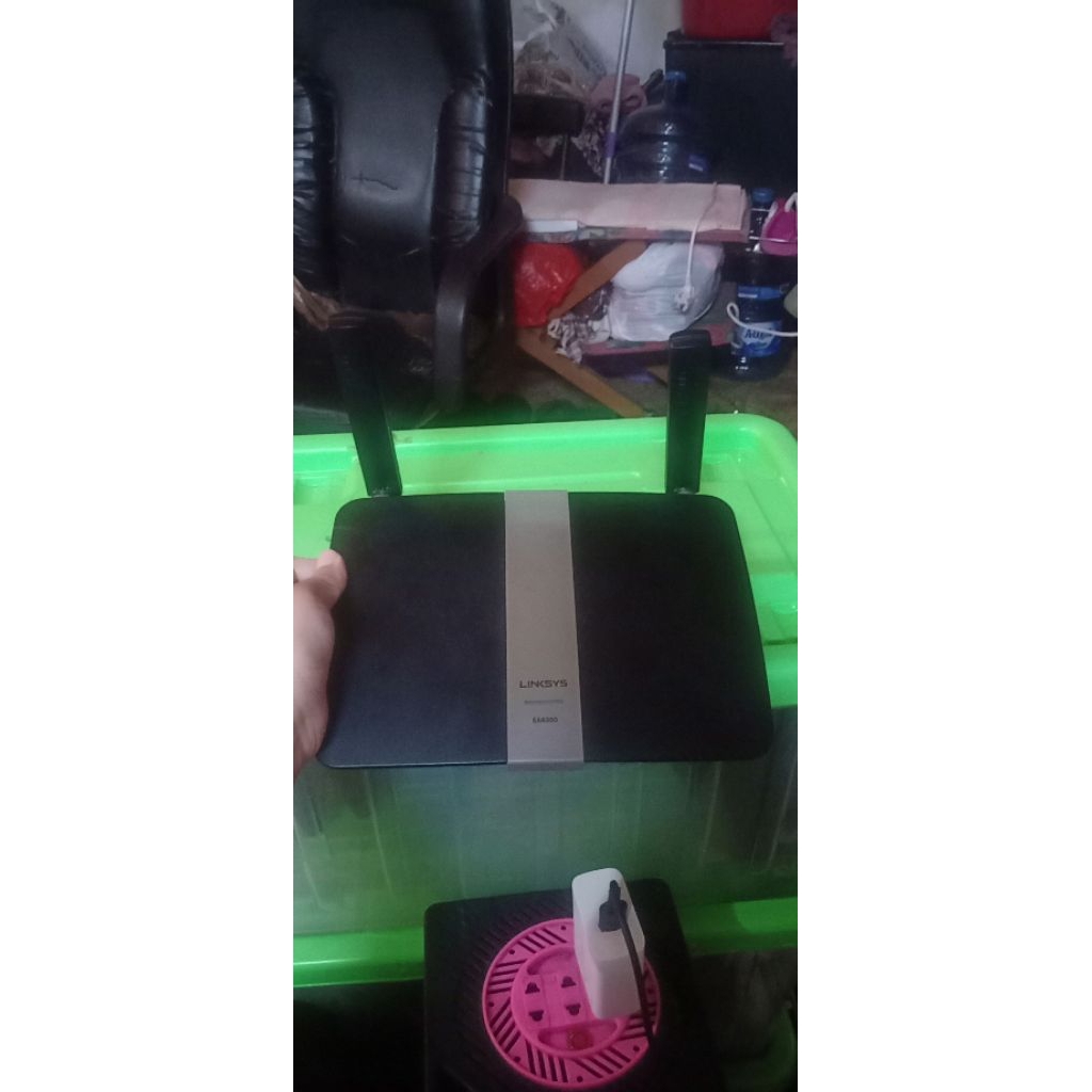 LINKSYS EA6350 MADE IN CHINA kondisi router mati bekas service tidak terima retur