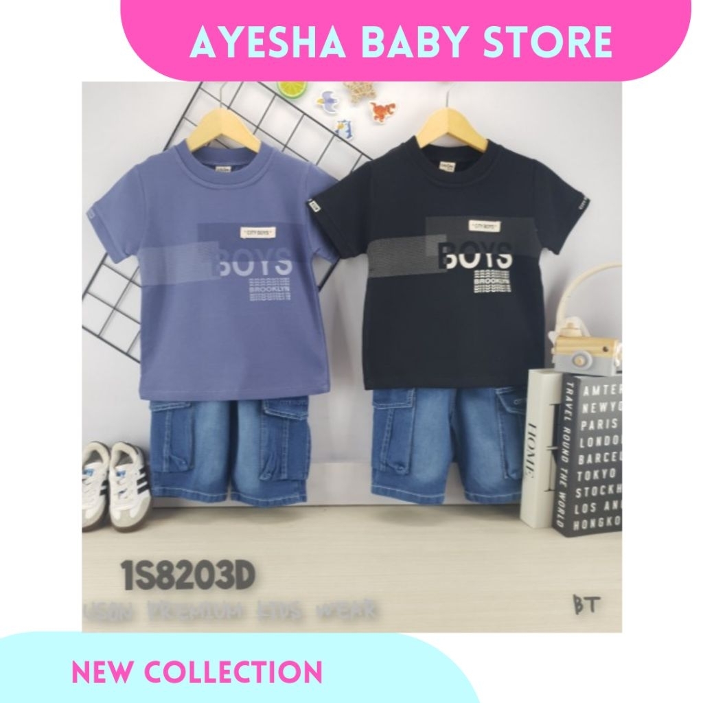 AYESHA Setelan Uson Celana Jeans Anak Cowok