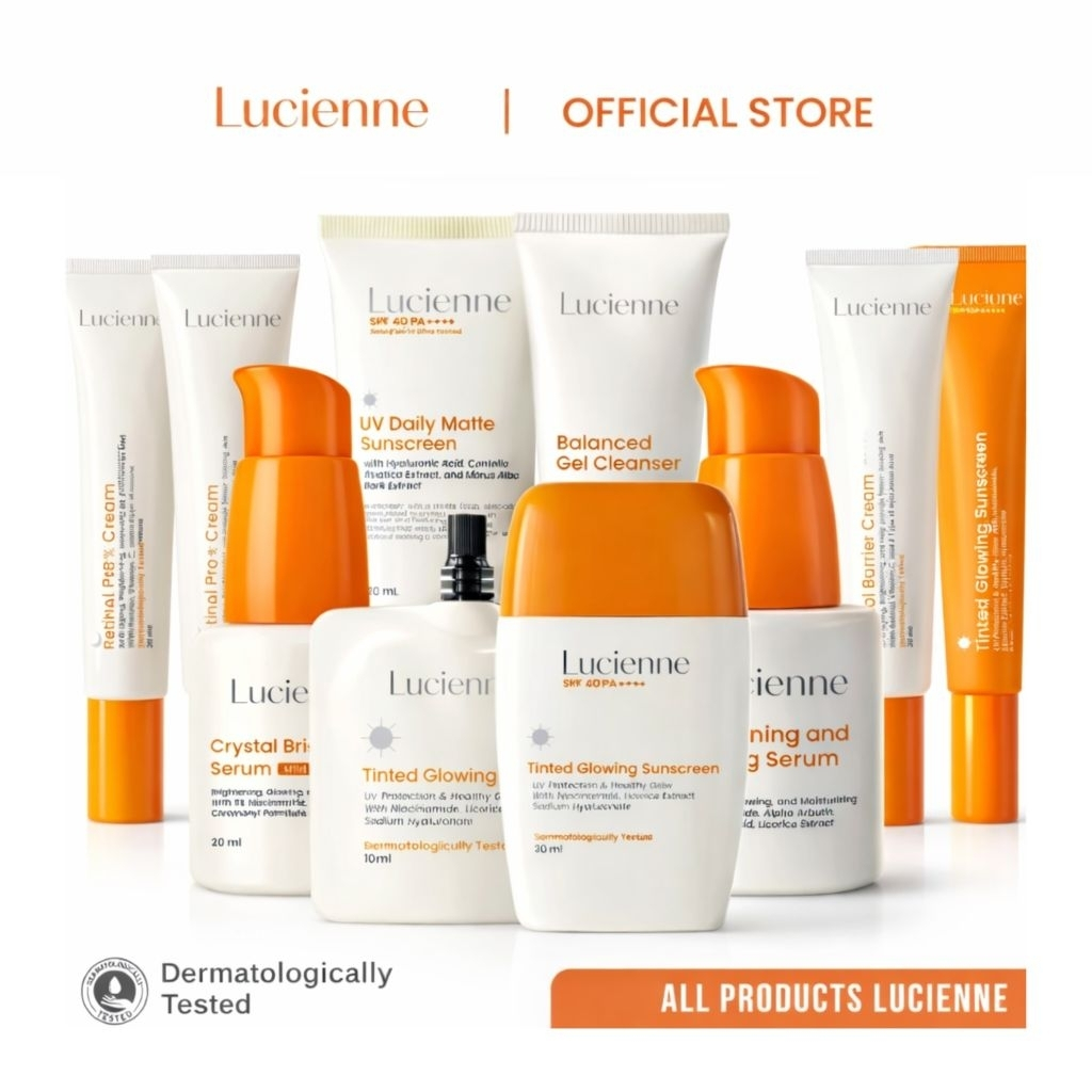 LUCIENNE - Tinted Glowing Sunscreen | Brightening and Glowing Serum | Retinol Lucienne All Product