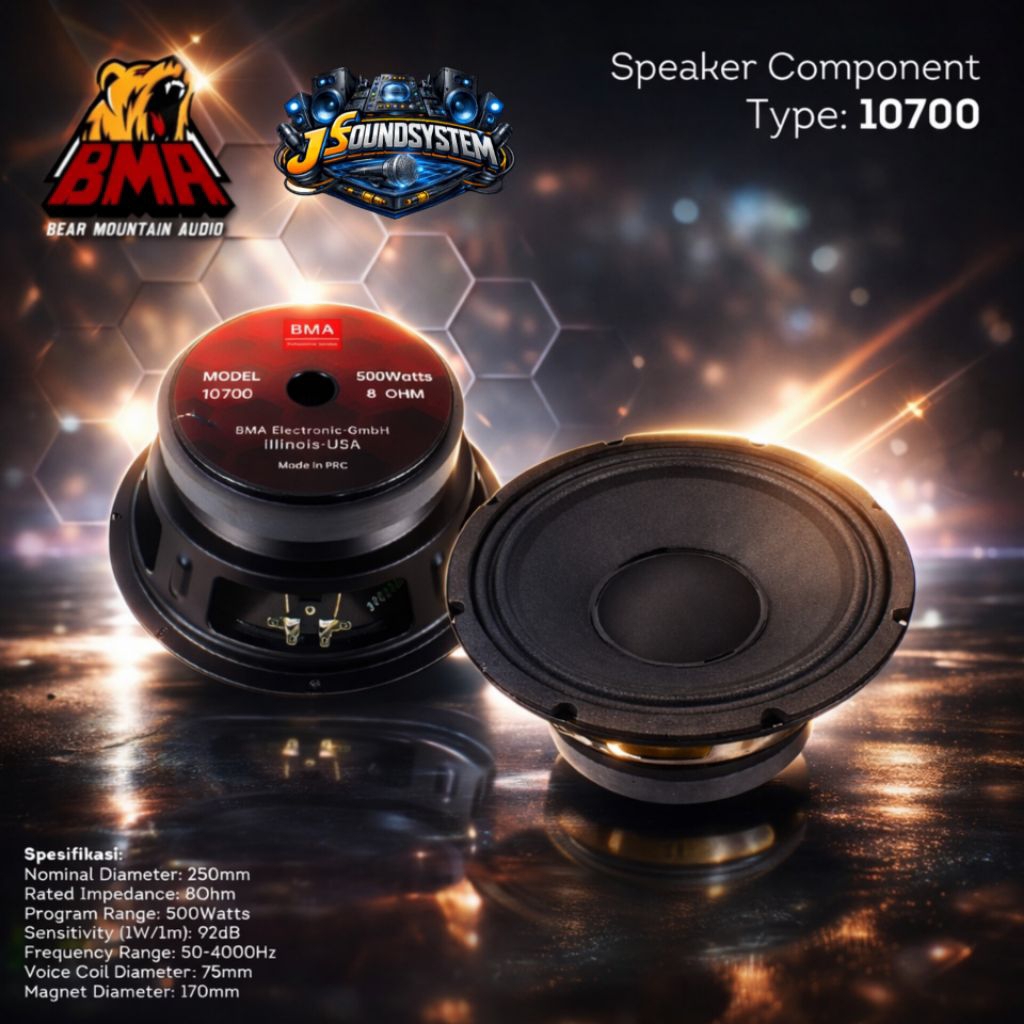 SPEAKER BMA 10700 / SPEAKER BMA 10IN