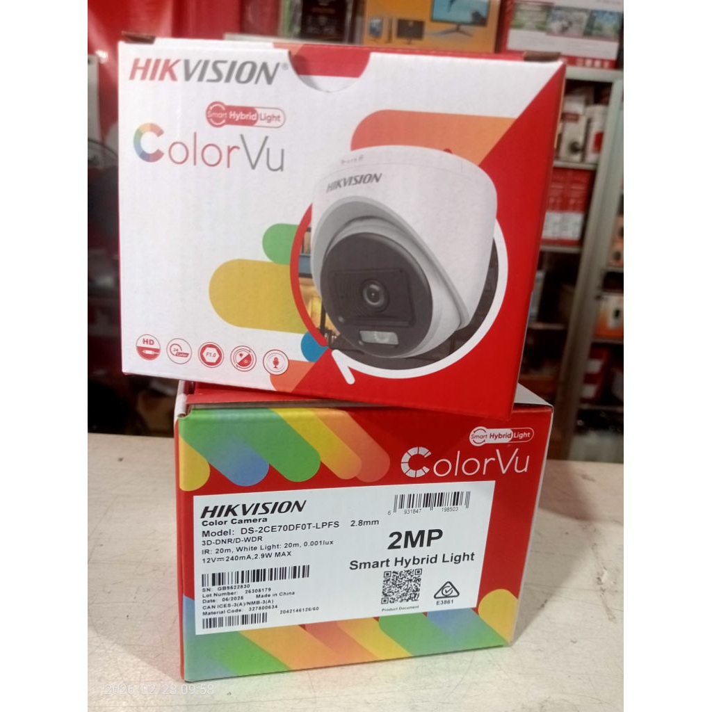 KAMERA CCTV ANALOG HIKVISION INDOOR COLORVU 2MP