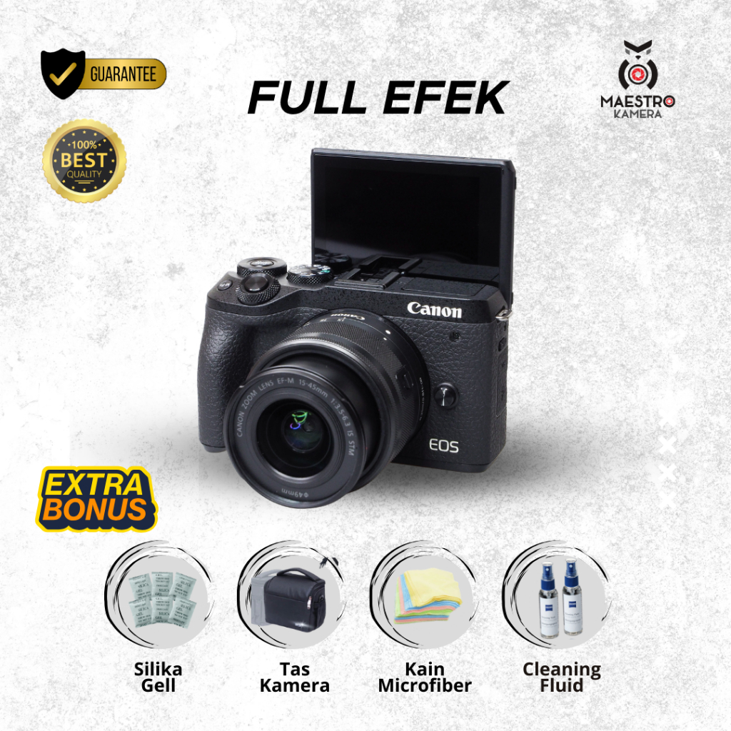 KAMERA MIRRORLESS CANON M6 VLOG