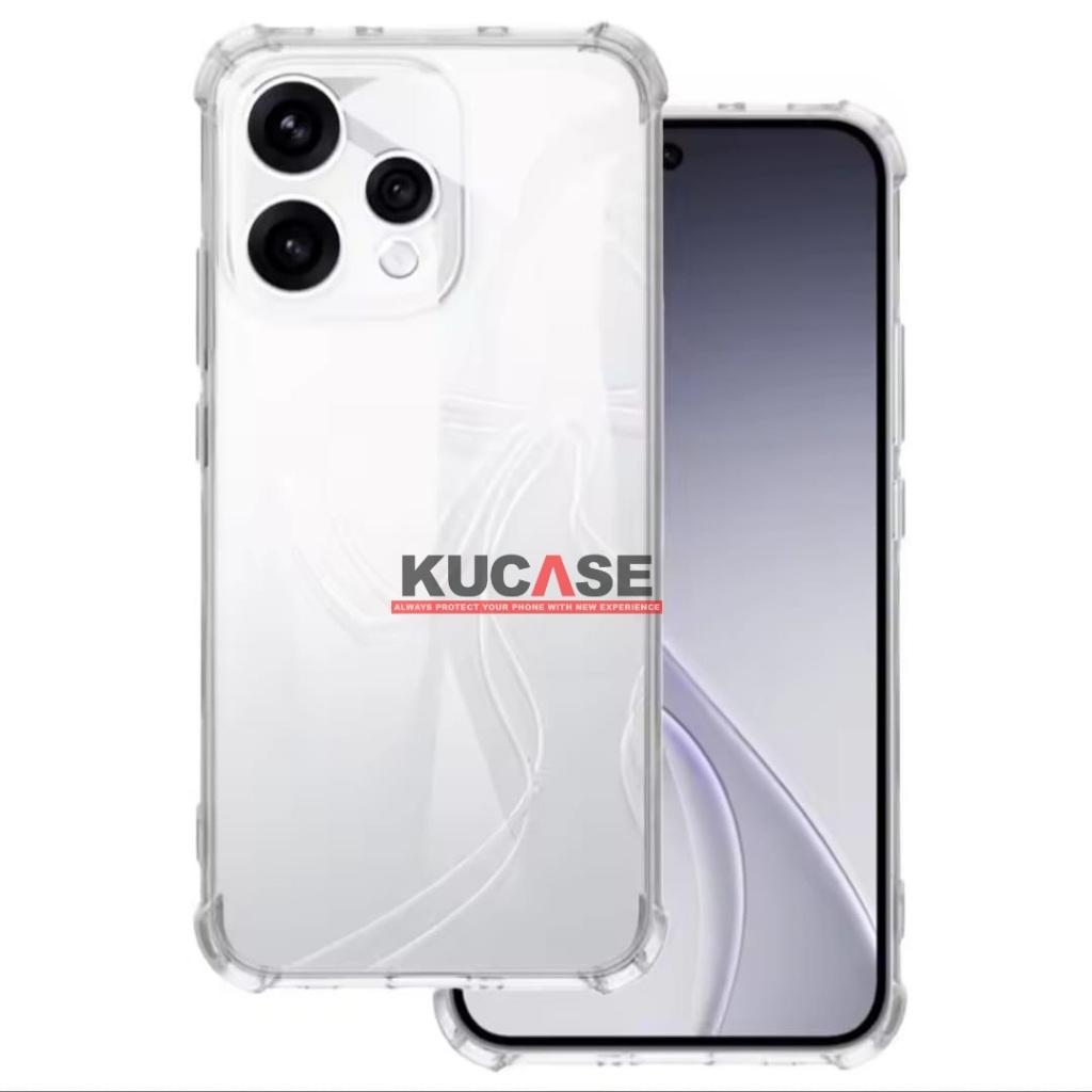 Oppo Reno 15 5G Oppo Reno 15F Anticrack Airbag Clear Premium Case Oppo Reno 15 5G Oppo Reno 15F