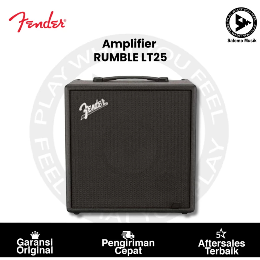 Ampli Bass Fender Rumble Lt25 Bass Combo Amplifier Original