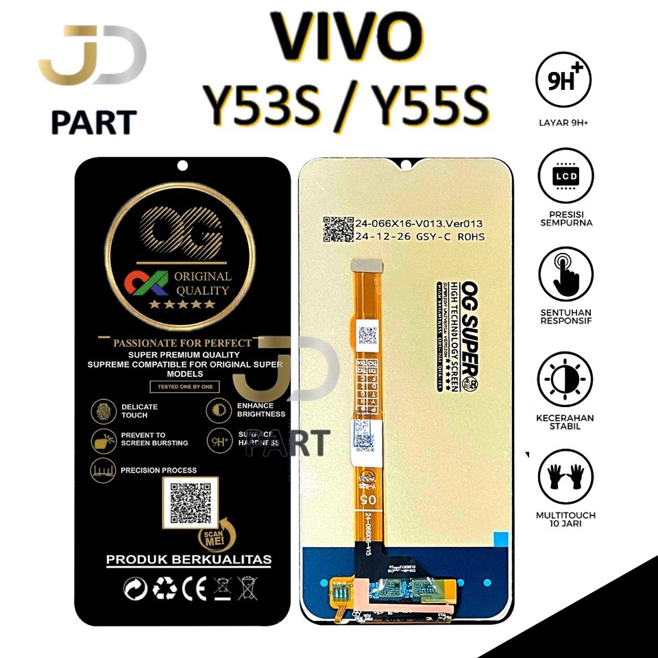 LCD TOUCHSCREEN VIVO Y53S / Y55S ORIGINAL 100% COMPLETE