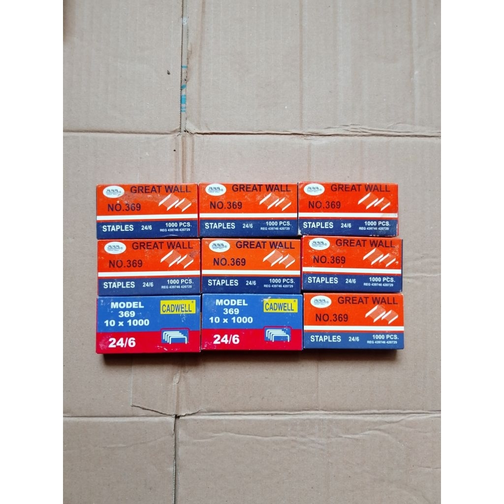 steples great wall 24/6 isi( 9 kotak) steples besar