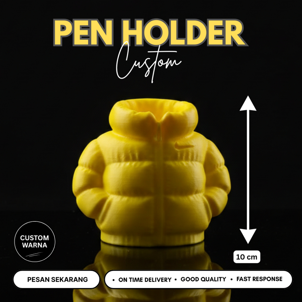 Tempat Pulpen Bentuk Jaket Mini Hoodie Pencil Holder Unik Lucu Aesthetic Dekorasi Meja Kantor Sekola