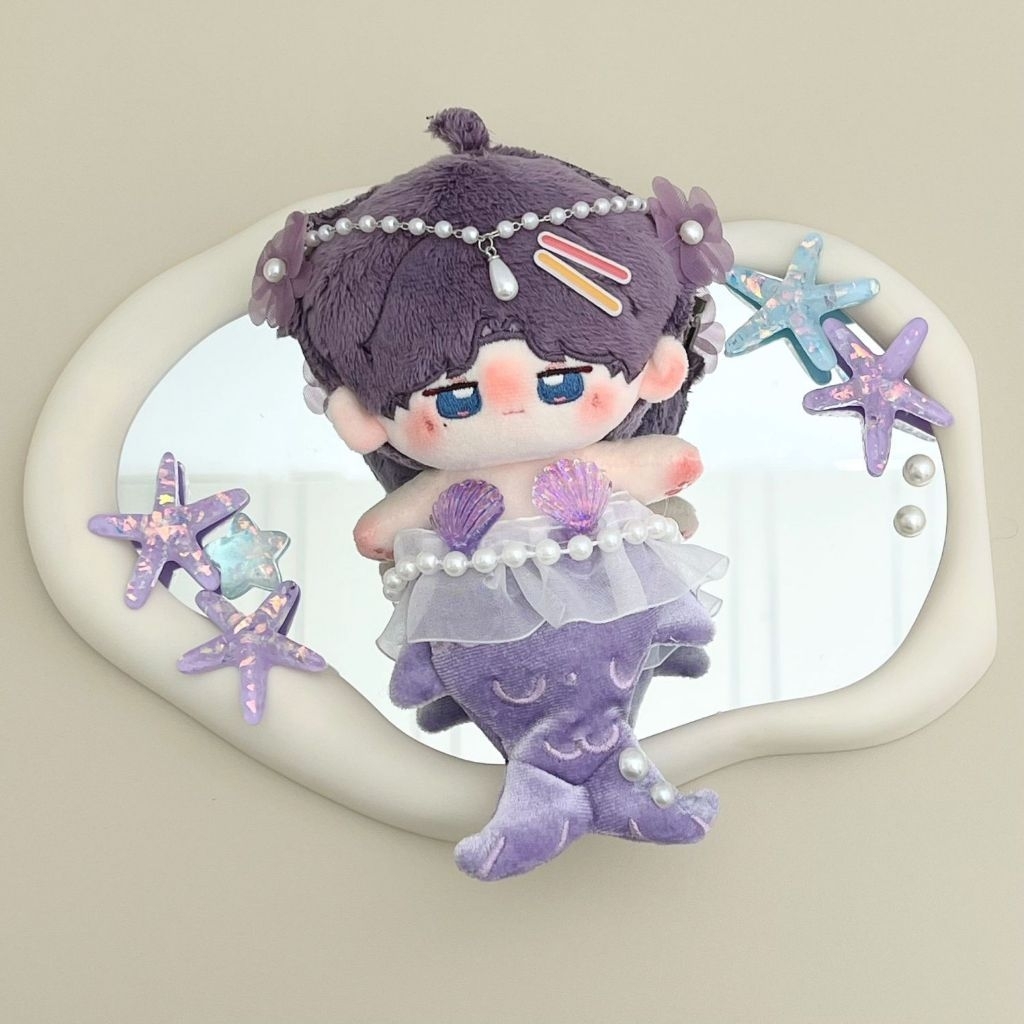 Set Pakaian Baju Boneka 10cm/20cm Love And Deepspace Rafayel Mermaid Fishy Tail Clothes Doll Aksesor