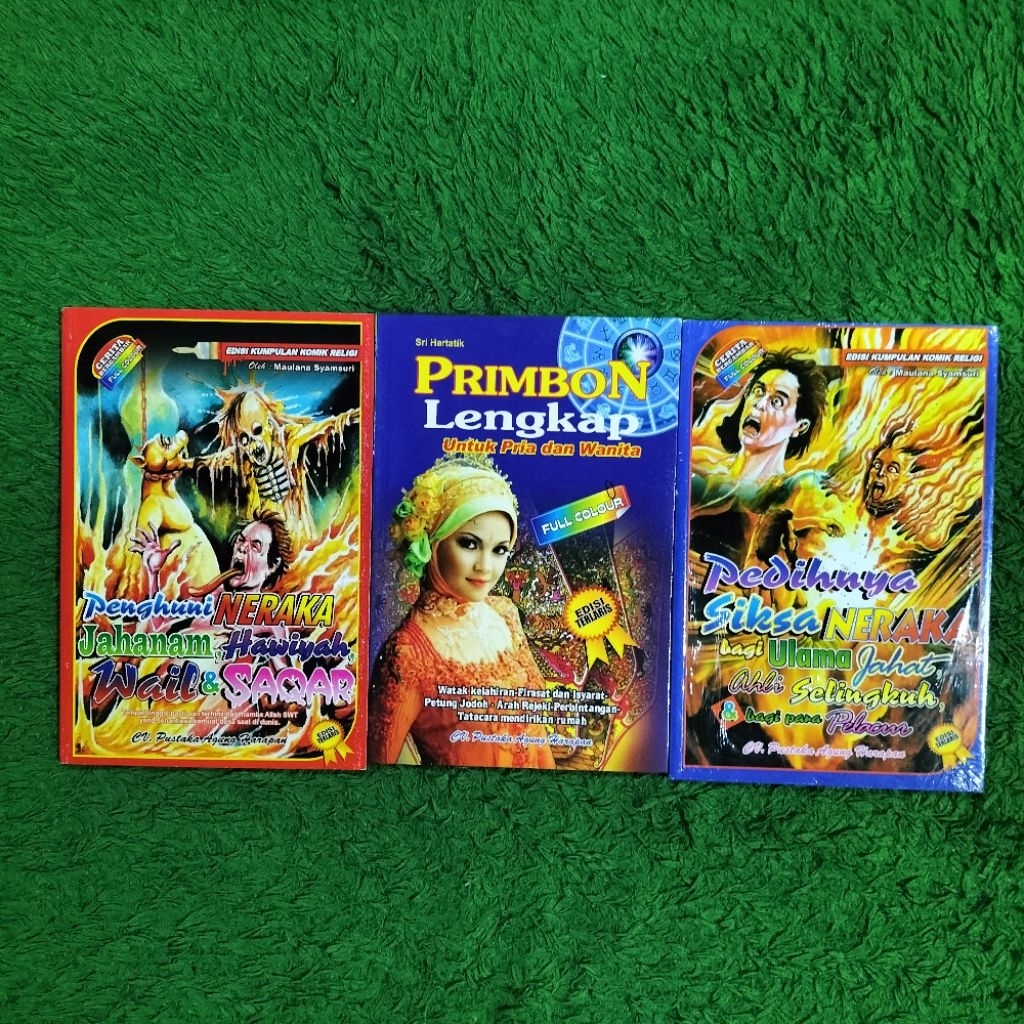 BUKU CERITA ANAK BERGAMBAR EDISI KUMPULAN KOMIK RELIGI PENGHUNI PEDIHNYA SIKSA NERAKA PRIMBON LENGKA