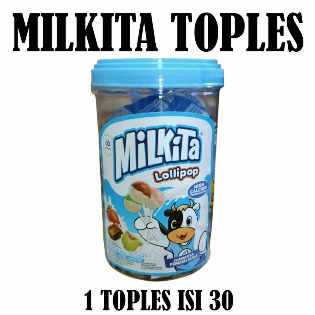 PERMEN MILKITA TOPLES ISI 30PCS