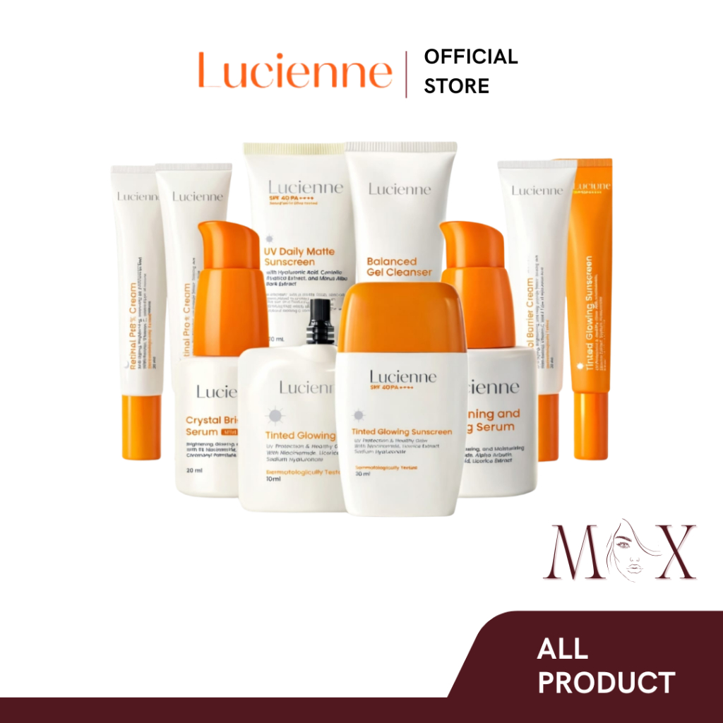 LUCIENNE - Tinted Glowing Sunscreen | Brightening and Glowing Serum | Retinol Lucienne All Product