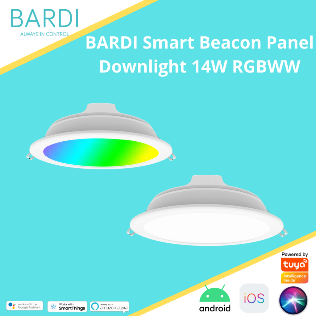 BARDI Smart Beacon Panel Downlight 14W RGBWW