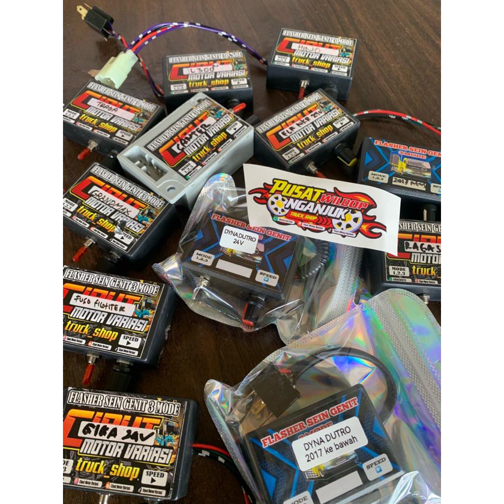 Flasher Sein Cepat Genit 3 Mode Kedip 3x kedip 2x kedip 1x speed bisa di atur PNP MOBIL PICKUP TRUCK